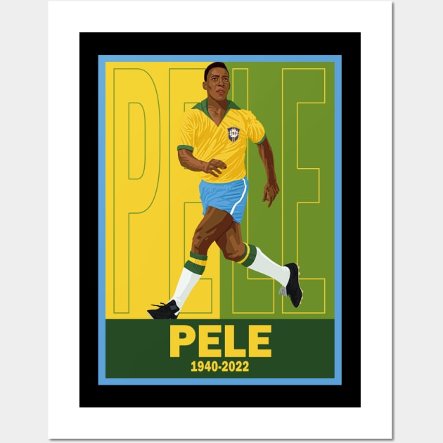 Pele Old Legend Wall Art by ActiveNerd